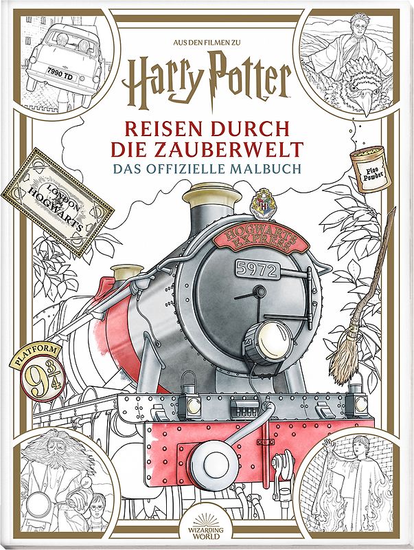Aus den Filmen zu Harry Potter: Reisen durch die Zauberwelt - Das offizielle Malbuch
