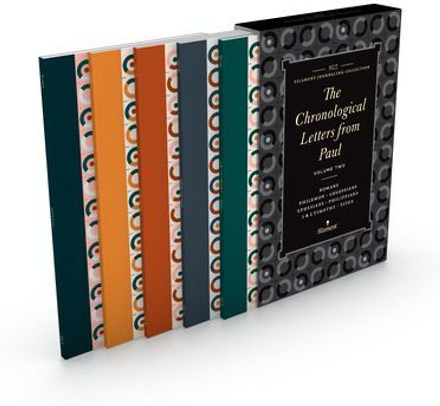 NLT Filament Journaling Collection: The Chronological Letters from Paul, Volume Two Set; Romans, Philemon, Colossians, Ephesians, Philippians, 1 & 2 Timothy, and Titus (Boxed Set)
