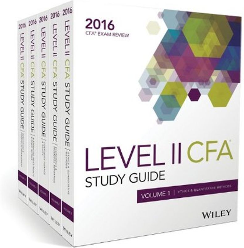 Wiley Study Guide for 2016 Level II CFA Exam