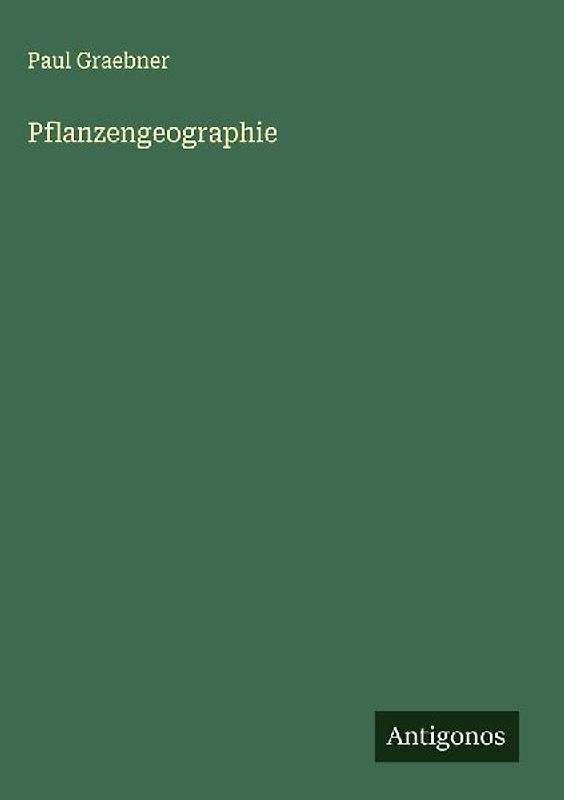 Pflanzengeographie