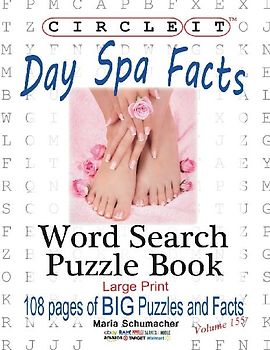 Circle It, Day Spa Facts, Word Search, Puzzle Book