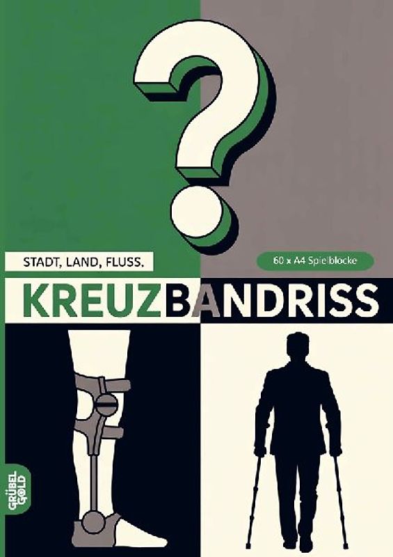 Stadt, Land, Fluss, Kreuzbandriss