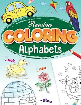 Rainbow Coloring: My First Alphabets