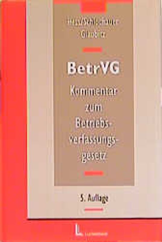 Kommentar zum Betriebsverfassungsgesetz