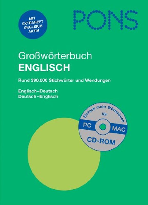 PONS Großwörterbuch Englisch