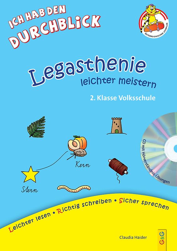 Legasthenie leichter meistern - 2. Klasse Volksschule mit CD