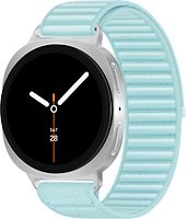 Samsung Galaxy Watch8 40 mm Boîtier aluminium argent sur Confort S/M vert d'eau [Wi-Fi]