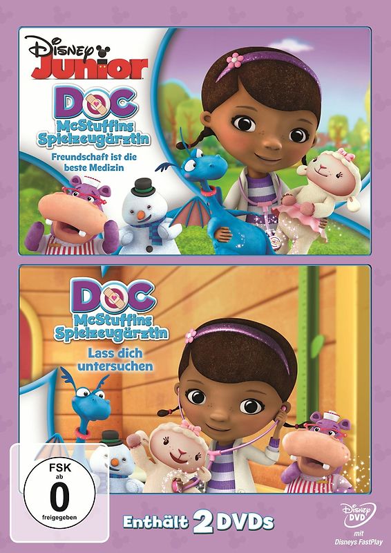 Doc McStuffins - Spielzeugärztin, Vol. 1: Freundschaft ist die beste Medizin / Lass ... [2 DVDs] DVD
