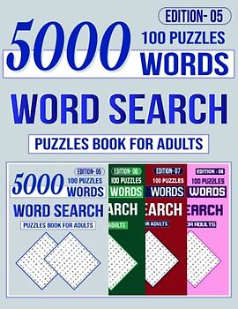 Challenging 2023 Word Search For Adults: Large Print Word Search Puzzle Book for Seniors, Adults & Teens. Themed Word Find Puzzles. Activity Book & Brain Games for Adults
