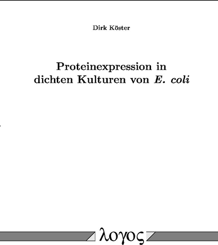 Proteinexpression in dichten Kulturen von E. coli