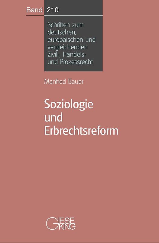 Soziologie und Erbrechtsreform