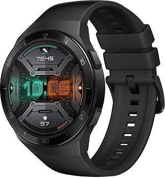 Huawei Watch GT 2e 46 mm noir bracelet en silicone noir