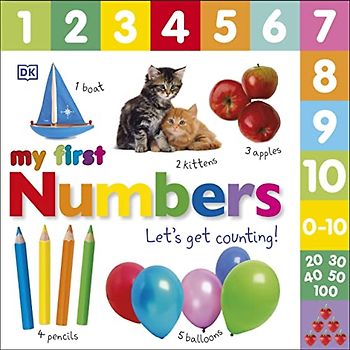 My First Numbers Let's Get Counting (My First Tabbed Board Book)