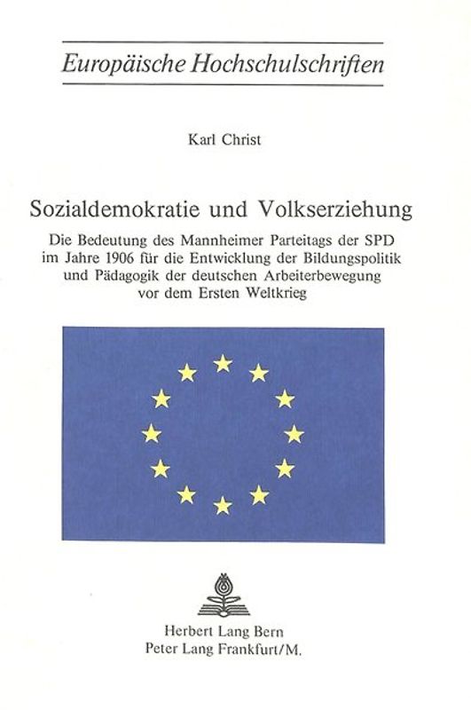 Sozialdemokratie und Volkserziehung