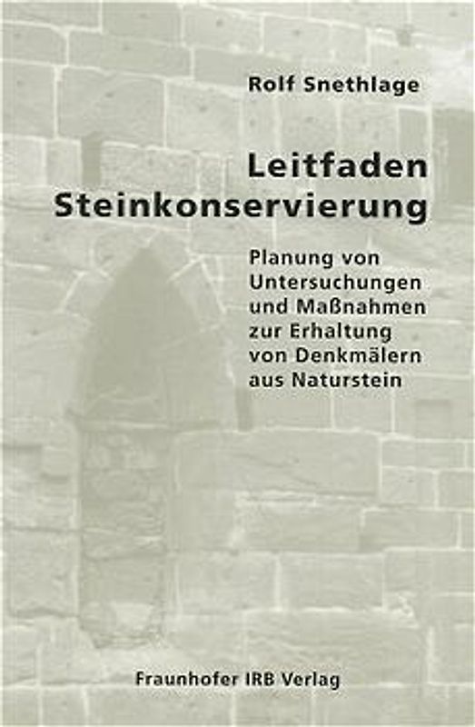 Leitfaden Steinkonservierung.