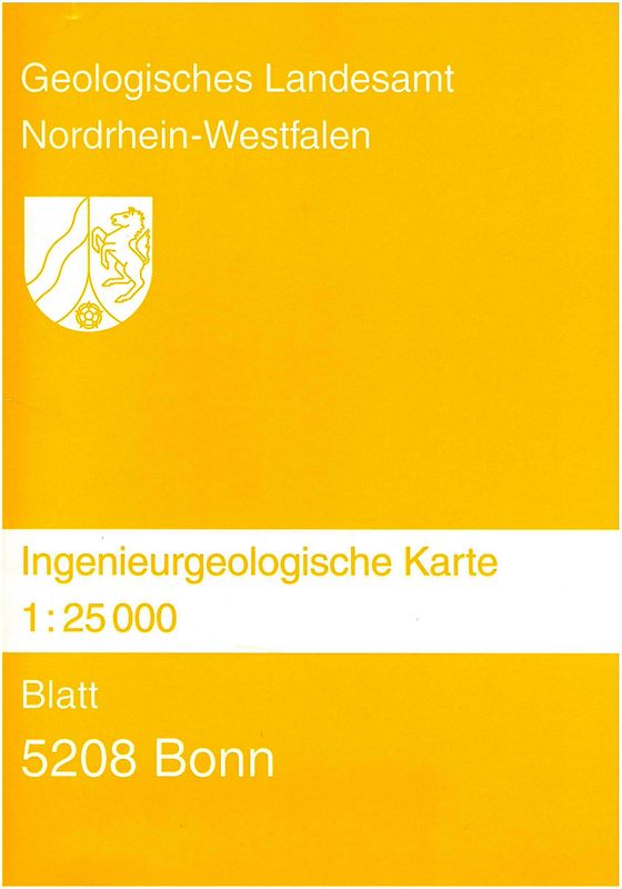 Ingenieurgeologische Karten. 1:25000 / Bonn