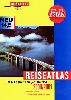 Reiseatlas Deutschland /Europa 2000/2001. 1:200000 /1:4,5 Mill.