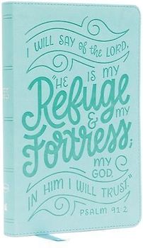 Nkjv, Thinline Youth Edition Bible, Verse Art Cover Collection, Turquoise Leathersoft, Red Letter, Comfort Print