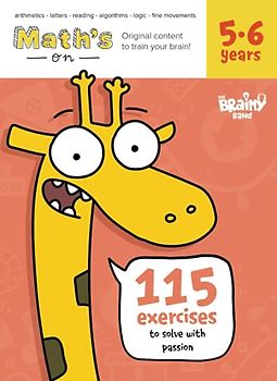 Math's on. Workbook for kids 5-6 years old. 115 exersices to solve with passion.: Arithmetics, letters, reading, algorithms, logic, fine movements.