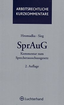 Kommentar zum Sprecherausschussgesetz
