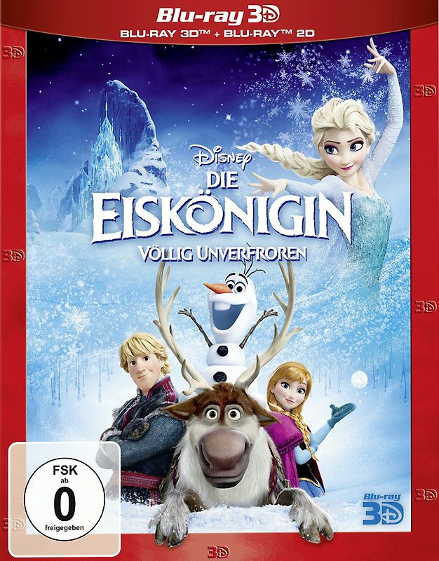Die Eiskönigin - Völlig Unverfroren 3D [inkl. 2D Version, 2 Discs] 3D Blu-ray Disc