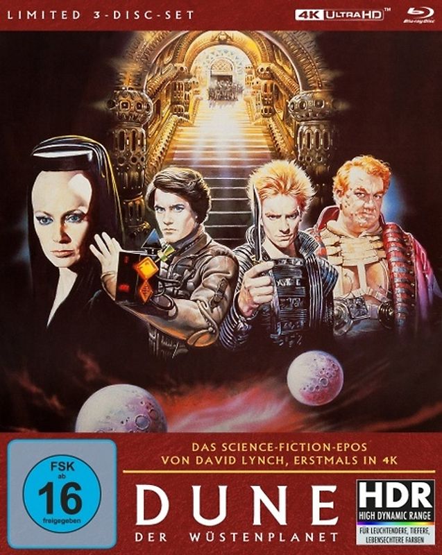 Dune - Der Wüstenplanet [Limited Mediabook Edition, Cover B, inkl. 2 Blu-rays] 4K Ultra HD Blu-ray