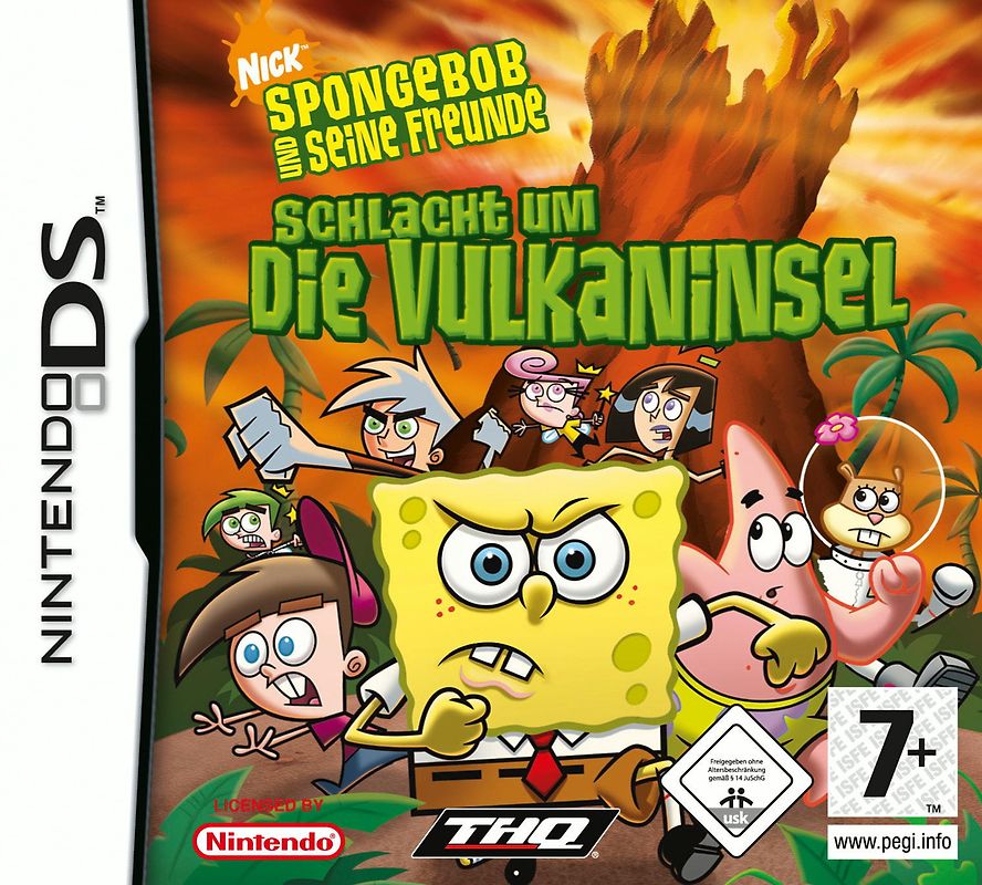 SpongeBob und seine Freunde:Schlacht um die Vulkaninsel Nintendo DS
