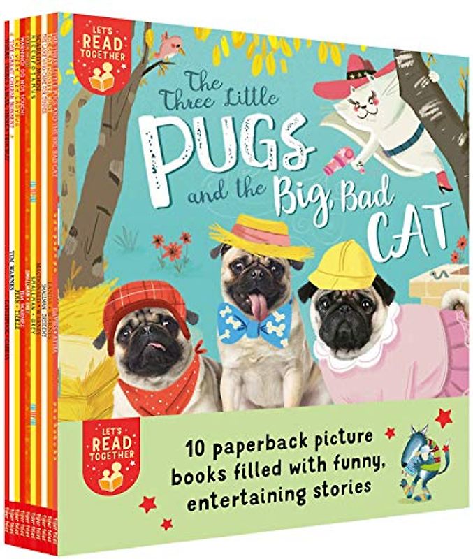 Ten Funny Stories: Great Cheese Robbery; Great Monster Hunt; Hiccupotamus; Lamb for Dinner; Poo in the Zoo; Scaredy Mouse; Three Little Pugs; Very Lazy Ladybug; Warning (Let's Read Together)