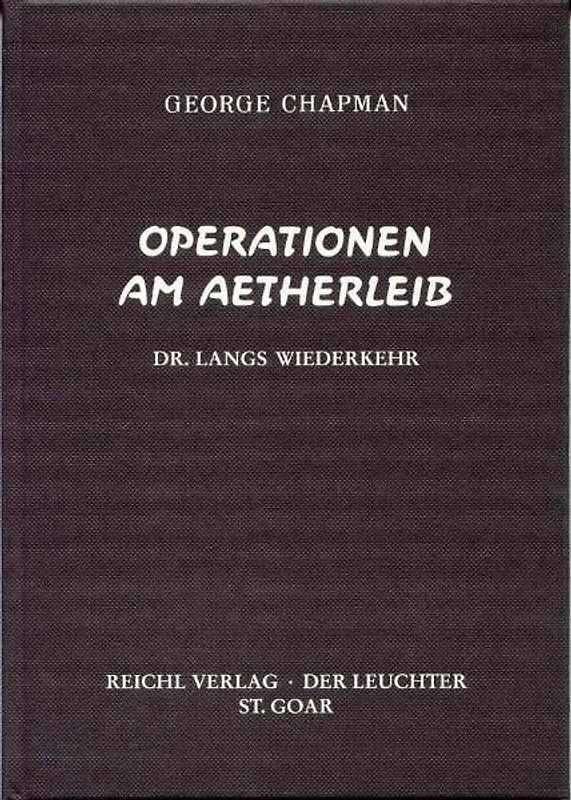 Operationen im Ätherleib