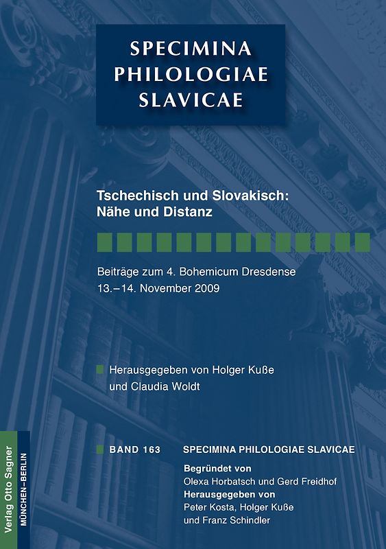 Tschechisch und Slovakisch: Nähe und Distanz