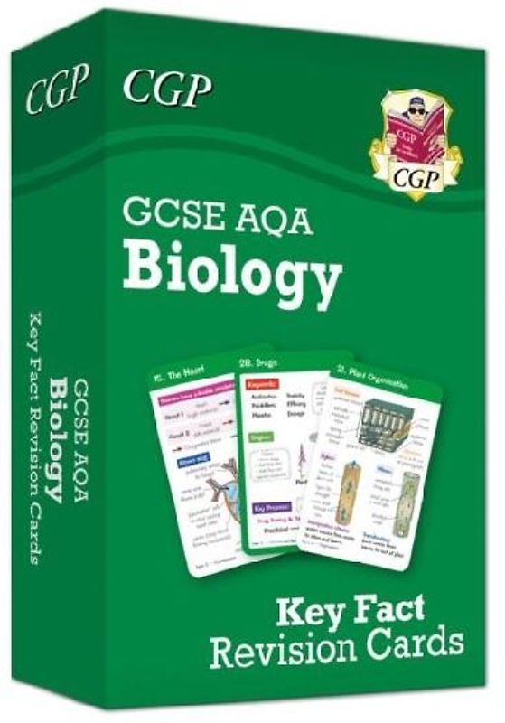 New GCSE Biology AQA Key Fact Revision Cards - Summary cards for quick revision