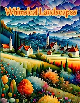 Whimsical Landscapes: 50 Fantasy Coloring Pages for Teens and Adults. Relaxing Nature, Fun Landscapes, Peaceful Countrysides for Mindfulness and Stress Relief.
