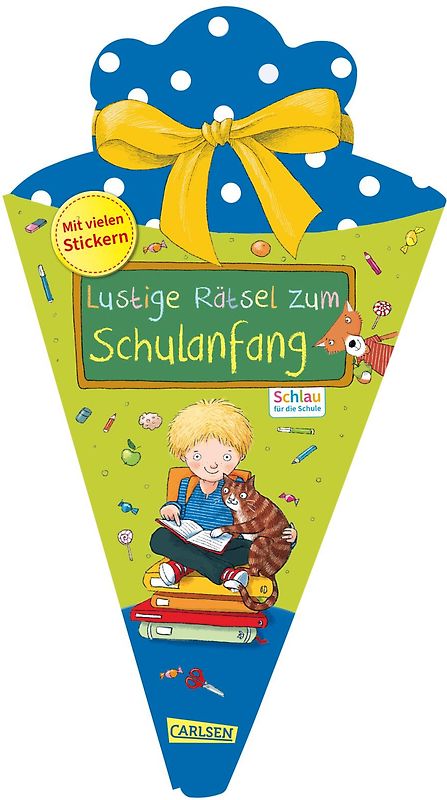 Schlau für die Schule: Lustige Rätsel zum Schulanfang (Schultüte blau)