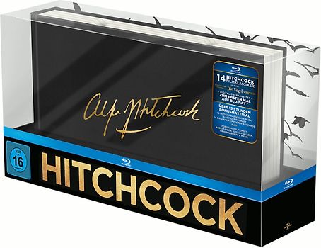 Alfred Hitchcock - Collection  [14 Discs, Limited Edition, inkl. Booklet, 14 Filmposter-Art-Cards, Storyboards, Filmset-Abbildungen, Kostümskizzen, Originalbrief & mehr!] Blu-ray Disc
