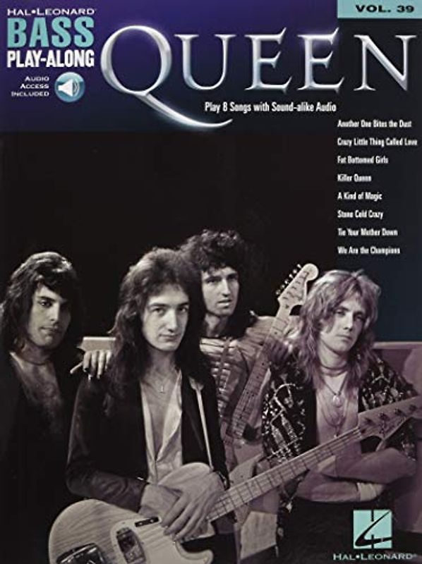 Queen: Access Code included (Hal-Leonard Bass Play-Along, Band 39) (Hal-Leonard Bass Play-Along, 39, Band 39)