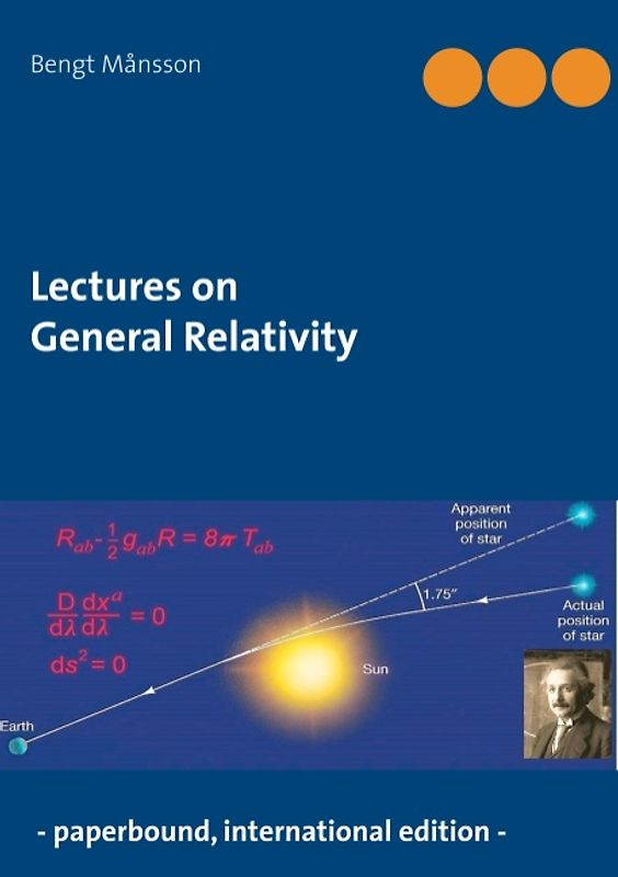 Lectures on General Relativity