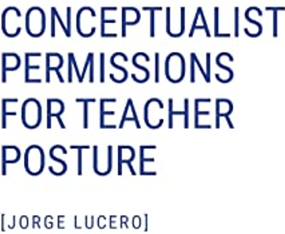 Conceptualist Permissions for Teacher Posture
