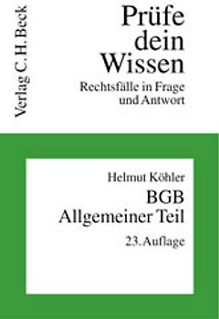 BGB Allgemeiner Teil