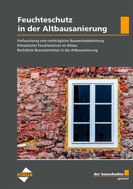 der bauschaden Spezial Feuchteschutz in der Altbausanierung
