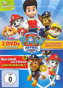Paw Patrol - Helfer auf vier Pfoten / Paw Patrol - Marshall und Chase lösen den Fall! [2 DVDs] DVD