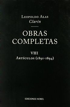 Obras completas VIII : artículos 1891-1894