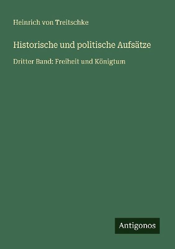 Historische und politische Aufsätze