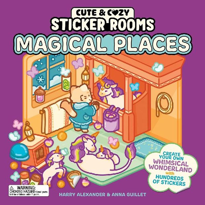 Cute & Cozy Sticker Rooms: Magical Places