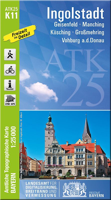 ATK25-K11 Ingolstadt (Amtliche Topographische Karte 1:25000)