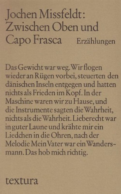 Zwischen Oben und Capo Frasca