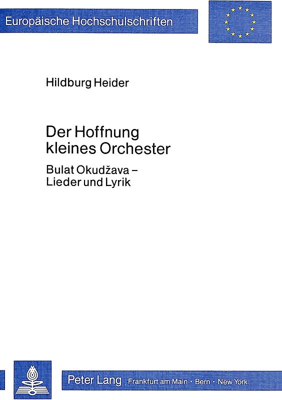 Der Hoffnung kleines Orchester