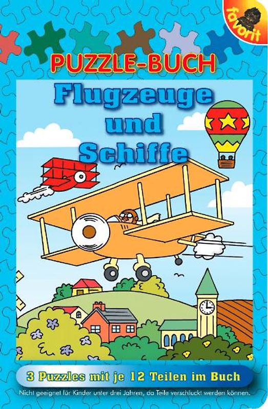 Puzzle-Buch, Flugzeuge und Schifffe
