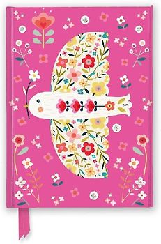 Bee Brown: Pink Floral Dove (Foiled Journal)