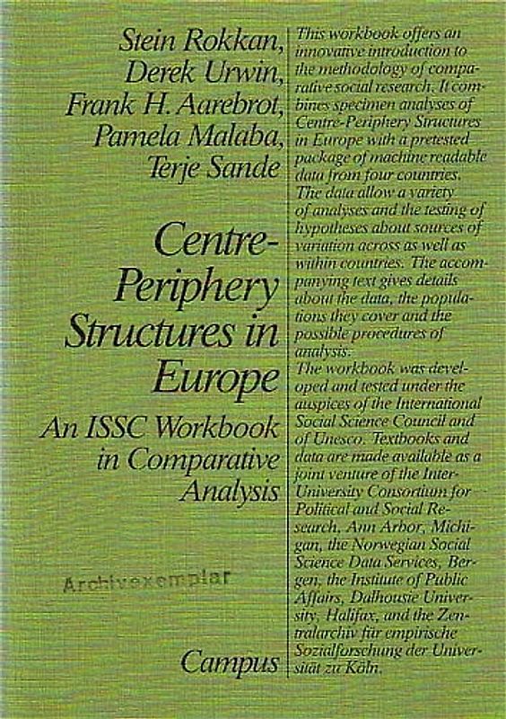 Centre-Periphery Structures in Europe