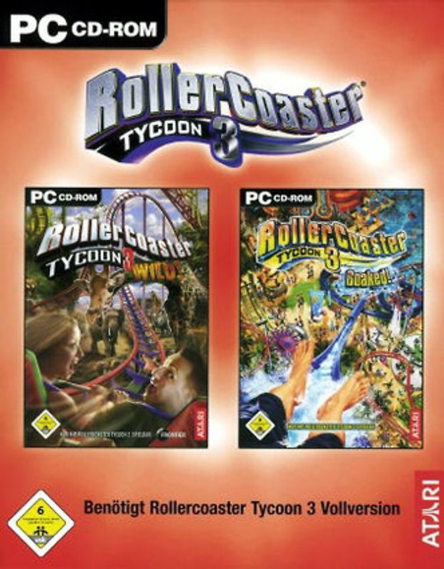 Rollercoaster Tycoon 3 AddOns: Wild! + Soaked PC Spiele